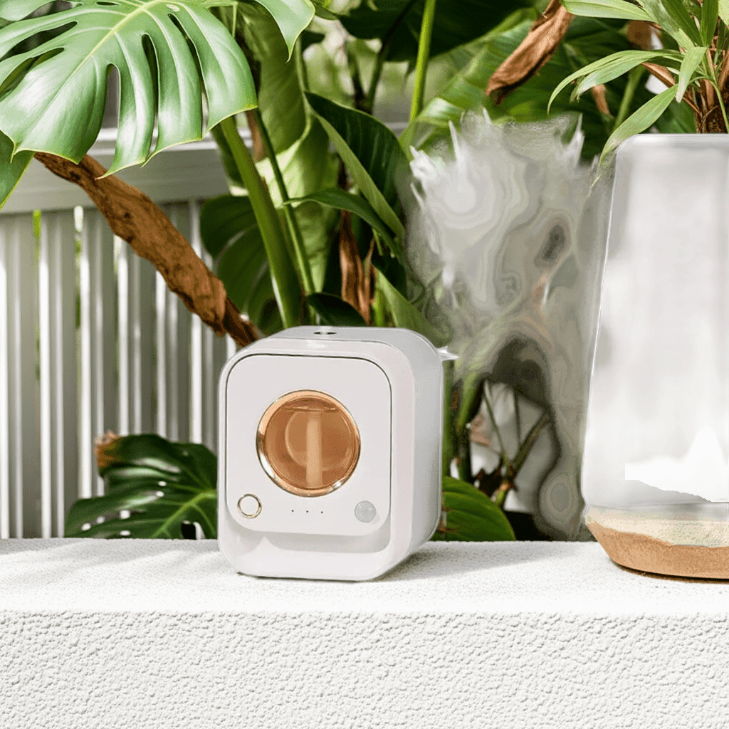 Automatic Spray Aromatherapy Diffuser Smart Sensor USB Air Freshener Essential Oil Perfume Machine for Home Office Toilet Room