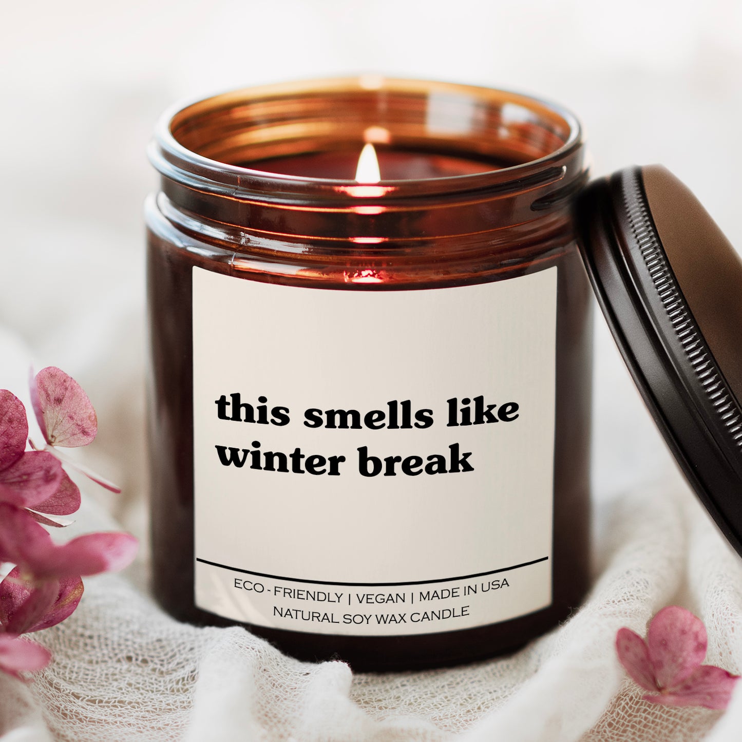 This Smells Like Winter Break Candle
